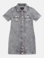 Guess Детска Рокля деним със звездички