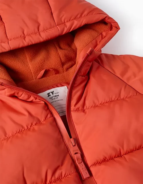 Zippy Ватирано яке с качулка и поларена подплата - Image 3