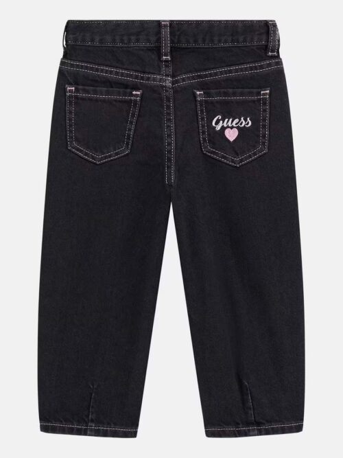 Guess  Дънки с бродерия сърчица - Image 2