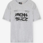 Losan Тениска Buzz сив меланж