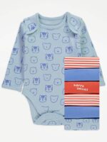 George Боди дълъг ръкав синьо