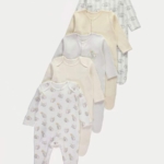 George Пижами-ританки Бяло с сиво