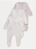 George Пижами-ританки Бяло с пеперудки и калинки