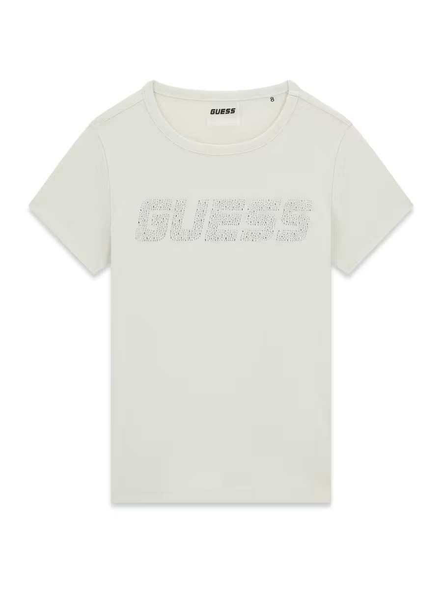 J5YI42KCIV1-G056 Guess Детска Тениска с камъни - Image 1