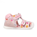 BIOMECANICS Сандали първи стъпки  за момичета 262104-А779