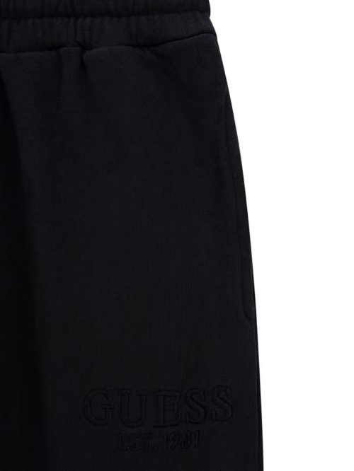 Guess Детски спортен панталон, за момче, памук, черен - Image 3