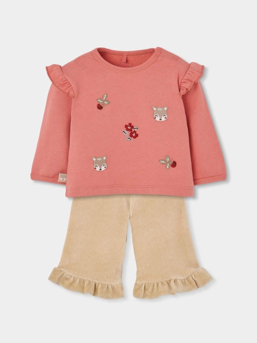 Boboli Детски комплект бебе, за момиче, памук - Image 2