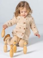 Boboli Детско яке каракул, за момиче, памук