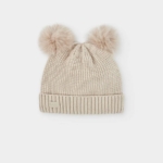 Boboli Детска шапка Плетена, за момиче, памук