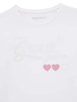 Guess Детска блуза, за момиче, памук, бял - Image 3
