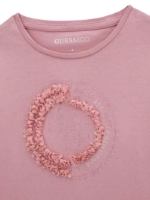 Guess Детска блуза, за момиче, памук, розов - Image 3