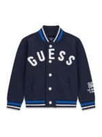 Guess Детско яке тип bomber, за момче, памук, синьо