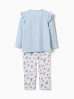 Zippy Детска пижама Stitch & Angel, за момиче, памук, синьо-бяла - Image 2