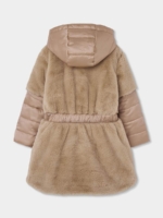 Boboli Детско яке Комбинирана парка -GOLD, за момиче, полиестер - Image 3