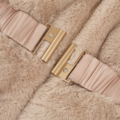 Boboli Детско яке Комбинирана парка -GOLD, за момиче, полиестер - Image 4