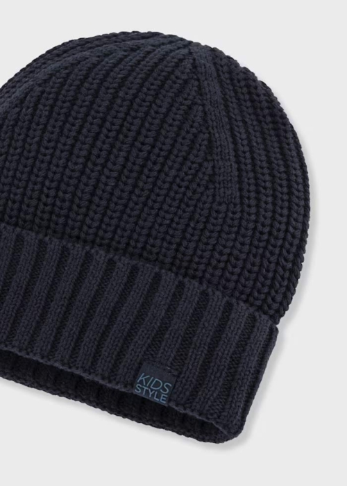 Mayoral Детска шапка, за момче, памук, тъмно син - Image 2