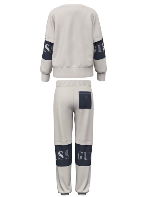 Guess Детски спортен комплект, за момче, памук, сивобежов - Image 2