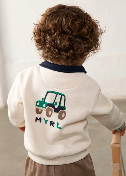 Mayoral Детски суичър с яка, за момче, памук - Image 2