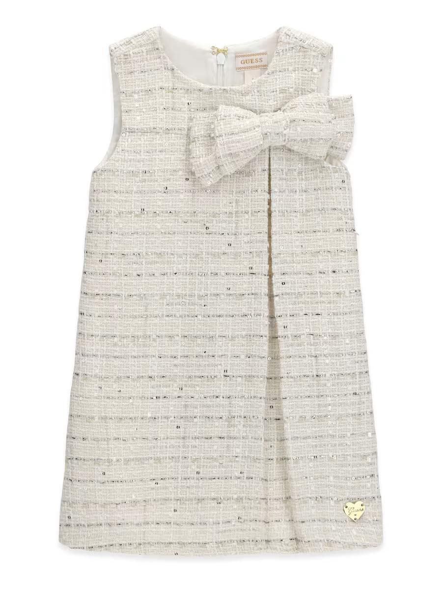 K6BK09W3994-FW13 Guess Детска рокля от туид, за момиче, полиестер - Image 1