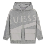 Guess Детски суичър, за момче, полиестер, сив