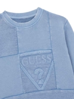 Guess Детска блуза, за момче, памук, светло син - Image 3